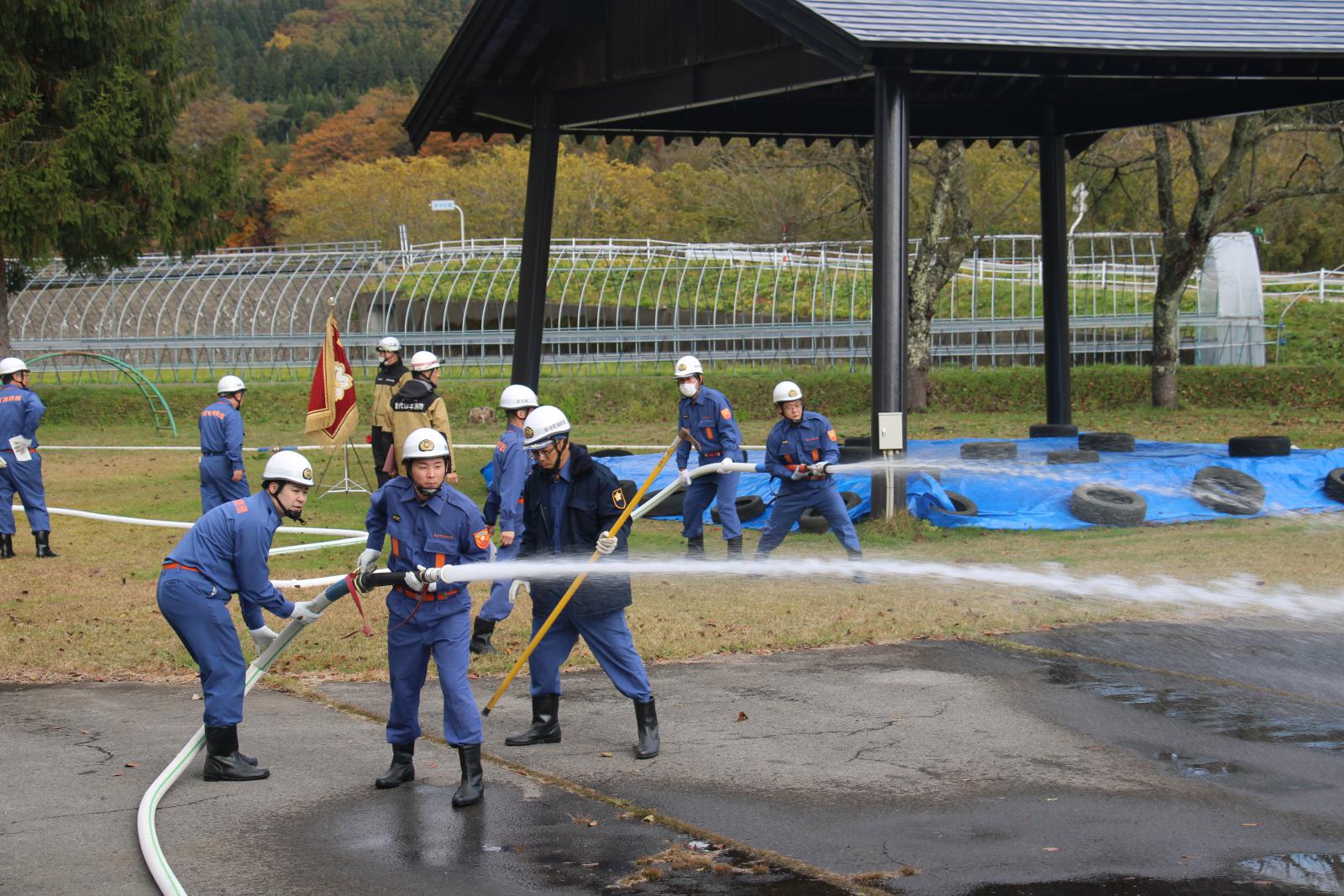 消防団秋季訓練