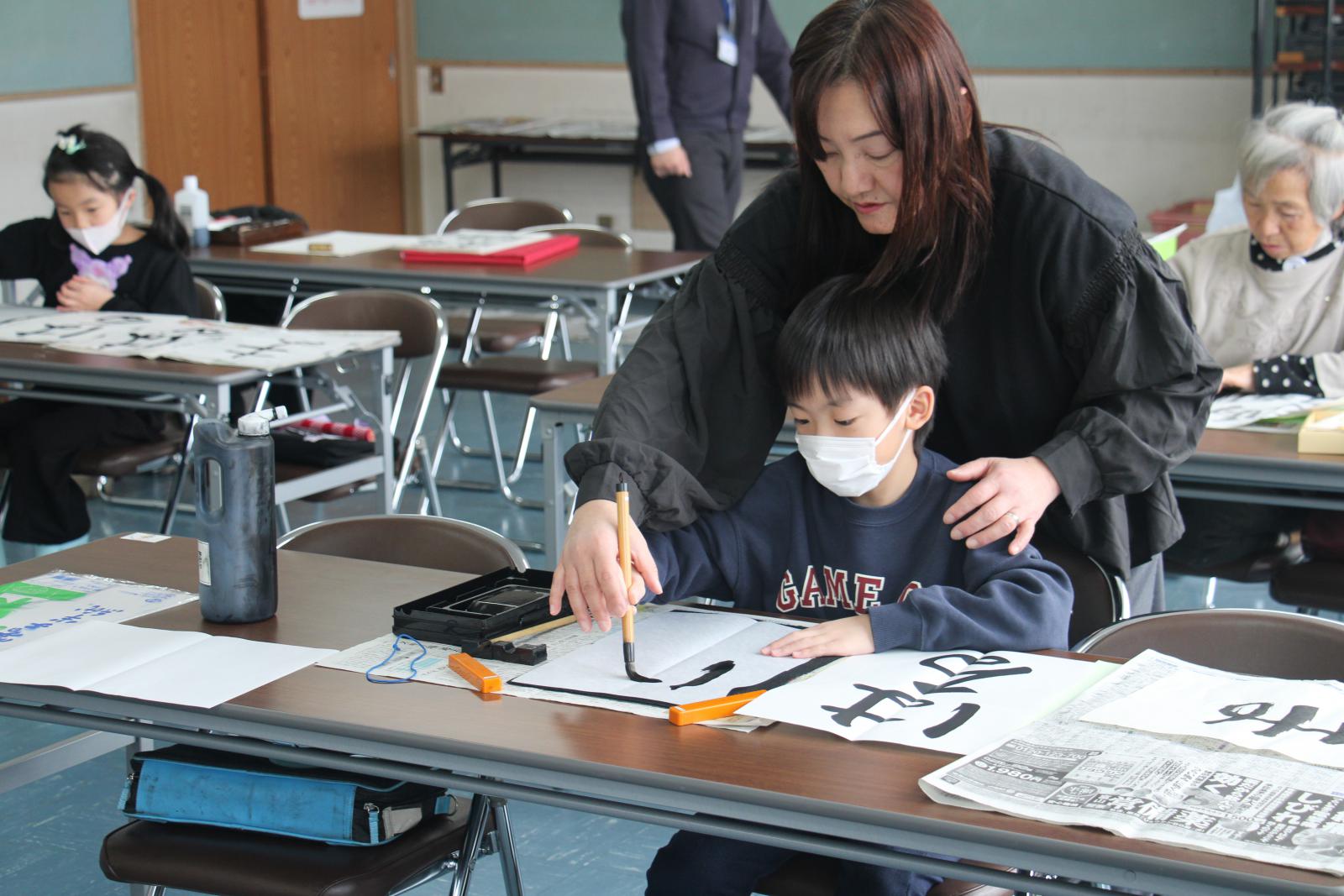 第54回藤里町新春書き初め大会