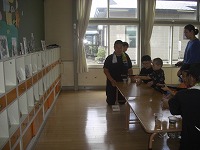 射的の様子