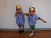 誕生児二人男の子