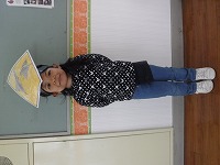 鳥に注意のお面