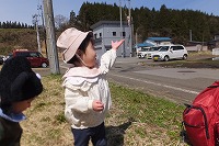 手にもシャボン玉