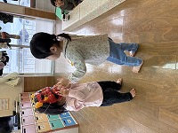 お話している女の子