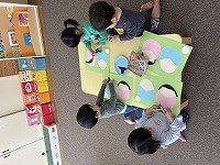 お雛様の製作遊び