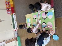 お雛様の製作遊び