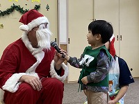 サンタさんにインタビュータイム
